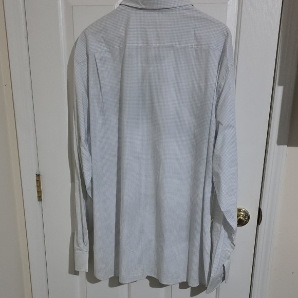 Fush Hippie Men's Light Gray Patterned Button Down Shirt - Picture 5 of 5